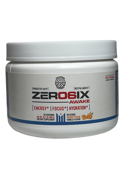 ZeroSix Awake: Energy, Focus, Hydration